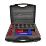 Aluminum Rotary Fuel Hose AN Fitting Installation Tool Kit, Hose and Fitting Assembly Kit, AN4 to AN12 - Сурет 4