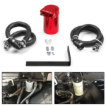Aluminum Oil Catch Can Kit Oil Separator Reservoir Tank for Ford F150 2.7EB 3.5EB 5.0 Passenger Side 2011-2019 - Сурет 3