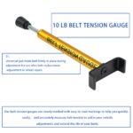 Belt Tension In Gauge, Adjustable 10 Pounds, with L Shaped Pad, Motorcycle Belt Tension Tool - Billede 4