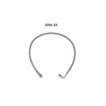 Turbo Oil Feed Line 48" Steel Braided 4AN 90 Degree Straight Hose - Ảnh 9