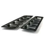 ⁦2PCS Universal Car Hood Vent Louver Scoop Cover Air Flow Intake Cooling Panel⁩ - الصورة ⁦2⁩