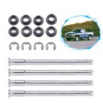 GSTP Door Hinge Pins and Bushing Kit 4 Sets For 1988-2002 Chevy GMC Fullsize Truck US — изображение 2
