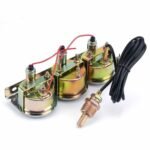 2'' 52mm Mechanical Chrome Triple Gauge Set Water Temp Oil Pressure Volt Meter – Vaizdas 11