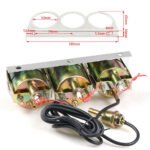 2'' 52mm Mechanical Chrome Triple Gauge Set Water Temp Oil Pressure Volt Meter – Vaizdas 3