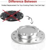 Billet Aluminum Easy Fill Fuel Cell Gas Cap With 12 Hole Cell Bung and Gasket - Billede 6
