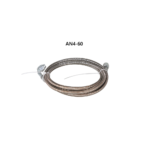 Turbo Oil Feed Line 48" Steel Braided 4AN 90 Degree Straight Hose - Ảnh 12