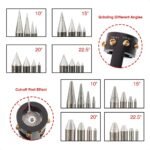 ⁦TIG Tungsten Sharpener Head Tool Tungsten Grinder for TIG Welding with 4 Cut-Off Slot Multi-Angle & Offsets TIG Welding Tool⁩ - الصورة ⁦7⁩