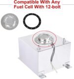 Billet Aluminum Easy Fill Fuel Cell Gas Cap With 12 Hole Cell Bung and Gasket - Billede 5
