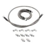 Flexible SS Braided Transmission Cooler Hose Line - Сурет 7