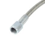 Turbo Oil Feed Line 48" Steel Braided 4AN 90 Degree Straight Hose - Ảnh 6