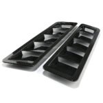 ⁦2PCS Universal Car Hood Vent Louver Scoop Cover Air Flow Intake Cooling Panel⁩ - الصورة ⁦6⁩