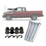 GSTP Door Hinge Pins and Bushing Kit 2 Door 4 Pin Fit for 94 - 04 Chevy GMC - Сурет 3