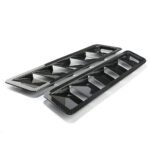 ⁦2PCS Universal Car Hood Vent Louver Scoop Cover Air Flow Intake Cooling Panel⁩ - الصورة ⁦7⁩