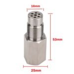Stainless Steel Oxygen O2 Sensor CEL Eliminator Light  45°&90°& 0°   Adapter Mini Catalytic Convertor M18X1.5 Socket Plug - 圖片 13