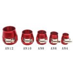 Hex Hose Finisher Clamp for Fuel/Oil/Gas/Air and Water End Cover Fitting 4/6/8/10/12AN - Ảnh 11