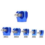 Hex Hose Finisher Clamp for Fuel/Oil/Gas/Air and Water End Cover Fitting 4/6/8/10/12AN - Ảnh 5