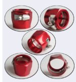 Hex Hose Finisher Clamp for Fuel/Oil/Gas/Air and Water End Cover Fitting 4/6/8/10/12AN - Ảnh 4