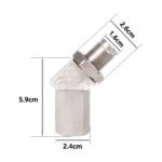 Stainless Steel Oxygen O2 Sensor CEL Eliminator Light  45°&90°& 0°   Adapter Mini Catalytic Convertor M18X1.5 Socket Plug - 圖片 5