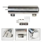Polished Stainless Steel 20-24-32-50OZ Radiator Coolant Overflow Puke Tank Can - Сурет 15