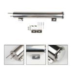 Polished Stainless Steel 20-24-32-50OZ Radiator Coolant Overflow Puke Tank Can - Сурет 12