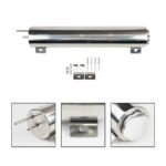 Polished Stainless Steel 20-24-32-50OZ Radiator Coolant Overflow Puke Tank Can - Сурет 14