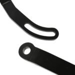 SBC Black Power Steering Pump Mounting Bracket SWP LWP Saginaw GM SB Chevy 350 - Ảnh 12
