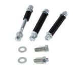 SBC Black Power Steering Pump Mounting Bracket SWP LWP Saginaw GM SB Chevy 350 - Ảnh 8