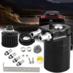 Upgraded Baffled Oil Catch Can with Breather Filter Kit Aluminum Oil Reservoir Tank with 3/8" Strengthened NBR Fuel Line - 圖片 10