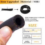 Upgraded Baffled Oil Catch Can with Breather Filter Kit Aluminum Oil Reservoir Tank with 3/8" Strengthened NBR Fuel Line - 圖片 4