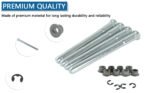 GSTP Door Hinge Pins and Bushing Kit 2 Door 4 Pin Fit for 94 - 04 Chevy GMC - Сурет 2