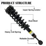 4X Front Rear Shock Absorber Strut Assys For Lexus GX470 Toyota Land Cruiser 120 – Vaizdas 4