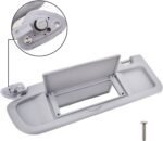 Left Driver & Right Passenger Side Sun Visor for Honda Civic 2006-2011 Light Gray 83280-SNA-A01ZC - Billede 2