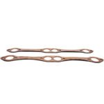 For SB Chevy 327 305 350 Reusable SBC Oval Port Copper Header Exhaust Gaskets - Billede 3