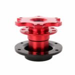 Universal Sports Steering Wheel Quick Release Snap Off Boss Kit Hub Adapter Red - 圖片 6