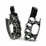 Black CNC Machined Footpegs for Harley-Davidson Motorcycles - Billede 3