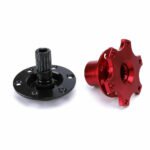 Universal Sports Steering Wheel Quick Release Snap Off Boss Kit Hub Adapter Red - 圖片 3