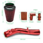 2003-07 Ford 6.0L Powerstroke Diesel F250 F350 F450 F550 Cold Air Intake Kit – Vaizdas 3