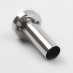 ⁦Universal 3.5" to 4.5" Round Steel Removable Catback Exhaust System Muffler Tip Silencer⁩ - الصورة ⁦4⁩