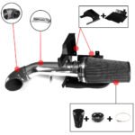 99-06 Chevy GMC V8 4.8L/5.3L/6.0L 4 inches Cold Air Intake Kit+Heat Shield - 圖片 3