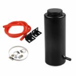 Universal Radiator Coolant Aluminum Catch Tank Overflow Reservoir 800ML Black - 圖片 6