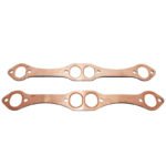 For SB Chevy 327 305 350 Reusable SBC Oval Port Copper Header Exhaust Gaskets - Billede 5