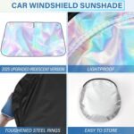 Laser Reflective Car Windshield Sun Shade – Ultimate Interior Protection & Cooling for Sedans. SUVs & MPVs - 圖片 14