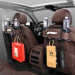 ⁦Multifunctional Nappa Leather Car Backseat Organizer⁩ - الصورة ⁦4⁩