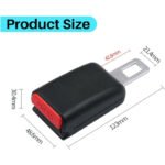 Seat Belt Extender – Secure 2.1 Buckle Extension for Added Comfort & Accessibility - Ảnh 2