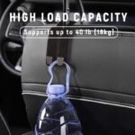 🔥LAST DAY SALE 50% OFF - 🚗Car Seat Back Alcantara Storage Hook - 💥Double Hook Holder for Convenient Storage - 圖片 4