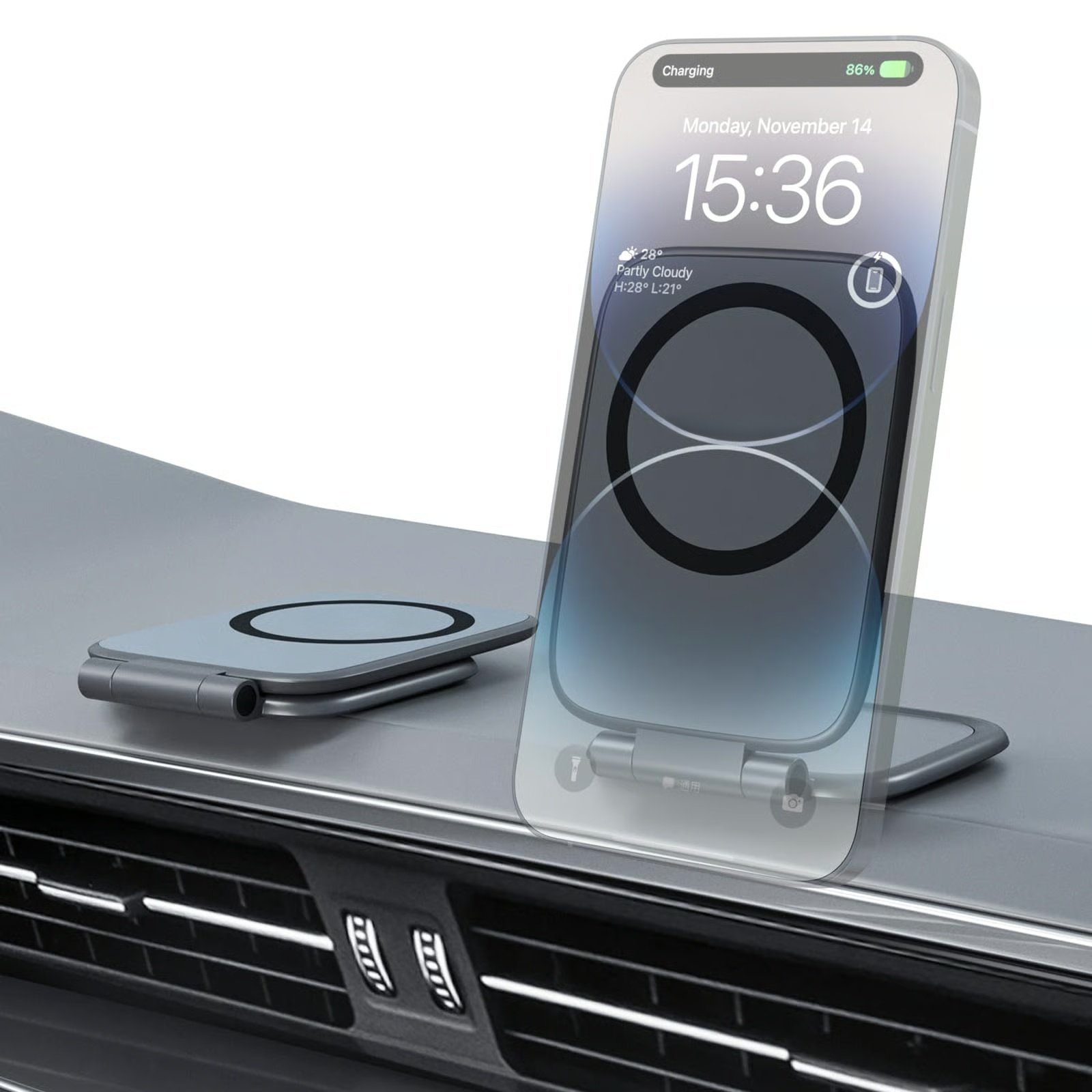 39ade736a5ed89148ccf666d578ff044cc551923.jpeg Magnetic Phone Holder for Car - 圖片 1