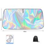 Laser Reflective Car Windshield Sun Shade – Ultimate Interior Protection & Cooling for Sedans. SUVs & MPVs - 圖片 3