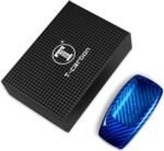 T-carbon Glass Fiber Key Fob Cover fits for Mercedes Benz - Billede 2