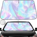 Laser Reflective Car Windshield Sun Shade – Ultimate Interior Protection & Cooling for Sedans. SUVs & MPVs - 圖片 2