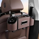 ⁦Multifunctional Nappa Leather Car Backseat Organizer⁩ - الصورة ⁦8⁩